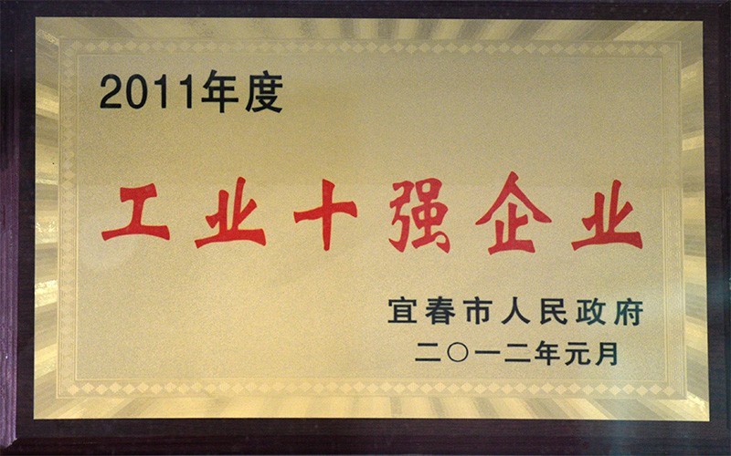 工业十强企业